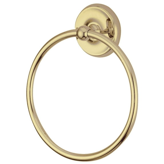 Kingston Brass Classic Towel Ring Polished Brass Polished