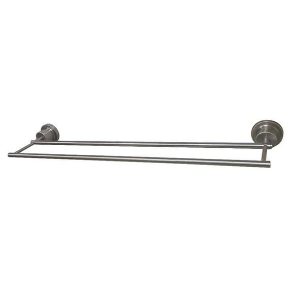 Kingston Brass BAH821318SN Concord 18 in. Double Towel Bar, Brushed Nickel
