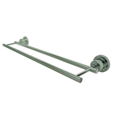 Kingston Brass Concord Dual 24 Inch Wall Mounted Towel Bar in Polished Chrome