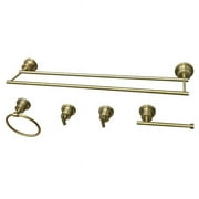 Kingston Brass  Concord 5 Piece Bathroom Accessory Set - Satin Brass