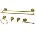 thumbnail image 1 of Kingston Brass  Concord 5-Piece Bathroom Hardware Set Polished Brass Polished, 1 of 5