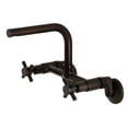 thumbnail image 1 of Kingston Brass Concord 8-Inch Adjustable Center Wall Mount Kitchen Faucet, Oil Rubbed Bronze, 1 of 5