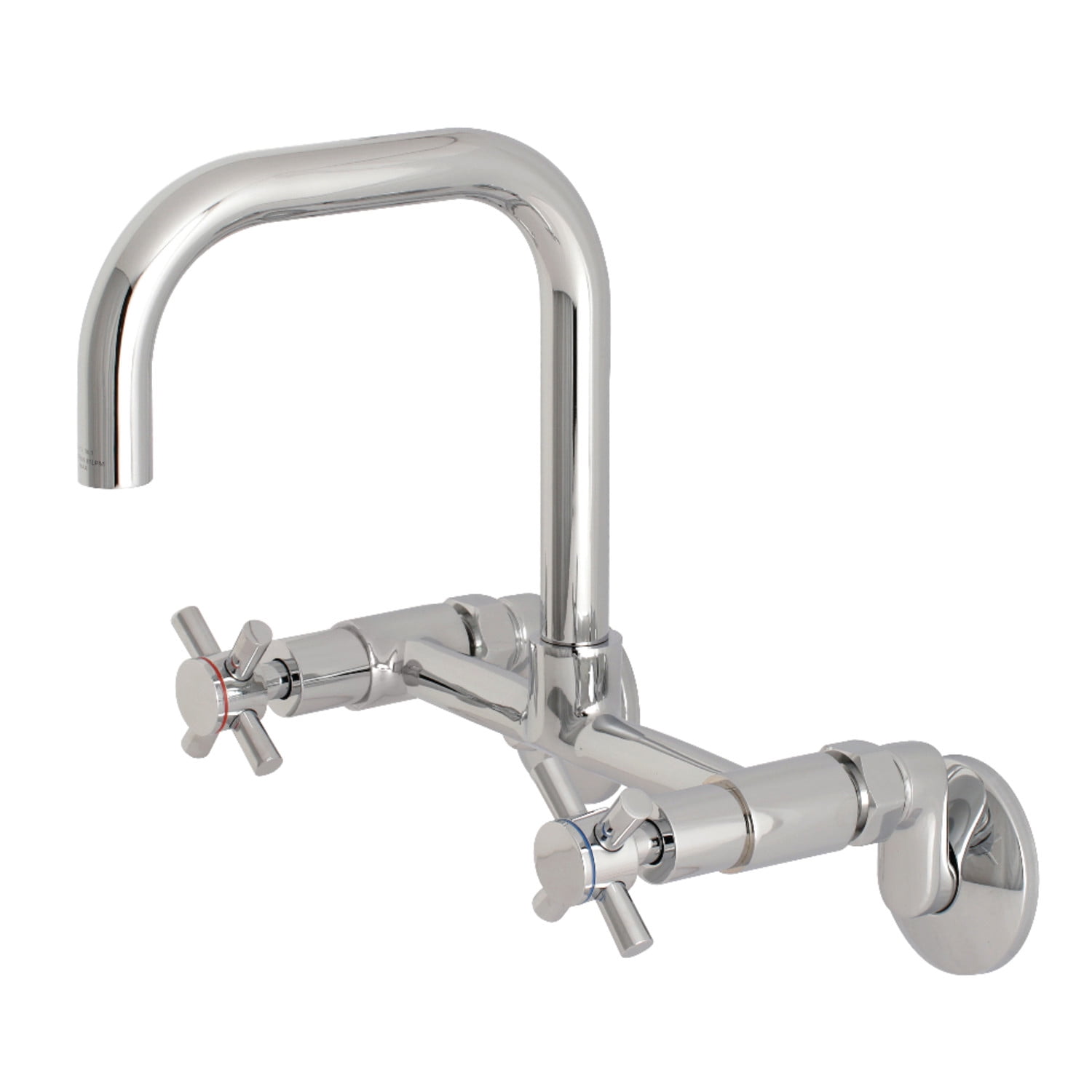 Concord Polished Chrome Adjustable Wall Mount Kitchen Faucet