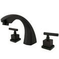 thumbnail image 1 of Kingston Brass KS4365CQL Concord Two-Handle Deck Mount Roman Tub Faucet, Oil Rubbed Bronze, 1 of 4