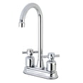 thumbnail image 1 of Kingston Brass Concord FB491DX 4" Centerset High-Arch Spout Bar Faucet, Polished Chrome, 1 of 2