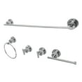 thumbnail image 1 of Kingston Brass Concord 5-Piece Bathroom Accessory Set, Polished Chrome Finish, 1 of 5