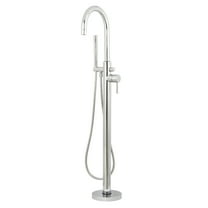 Kingston Brass KS8151DL Concord Freestanding Tub Faucet with Hand Shower, Polished Chrome