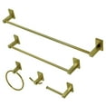 thumbnail image 1 of Kingston Brass BAHK8212478BB Continental Bathroom Accessory Set, Brushed Brass - 5 Piece, 1 of 5