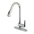 thumbnail image 1 of Kingston Brass Continental Pull Down Single Handle Kitchen Faucet, 1 of 2