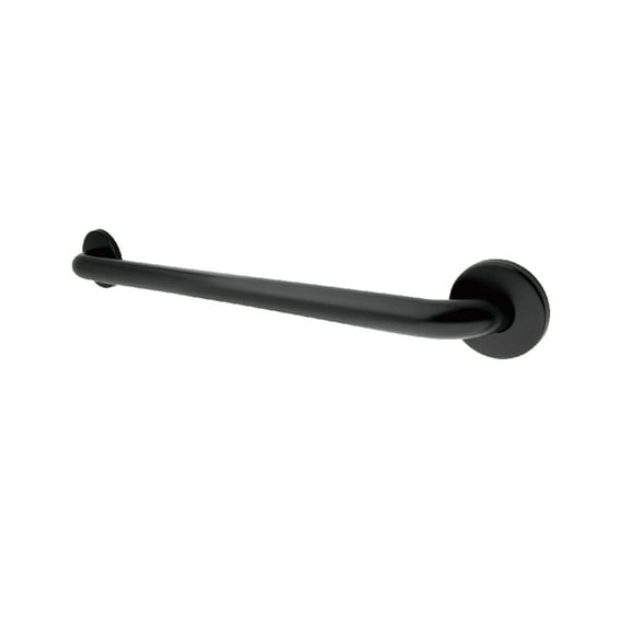 Kingston Brass DR114240 Americana 24" x 1-1/4" O.D. Stainless Steel Decorative Grab Bar, Matte Black