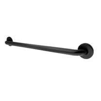 Kingston Brass DR114300 Americana 30" Grab Bar, 1-1/4" Diameter, Matte Black