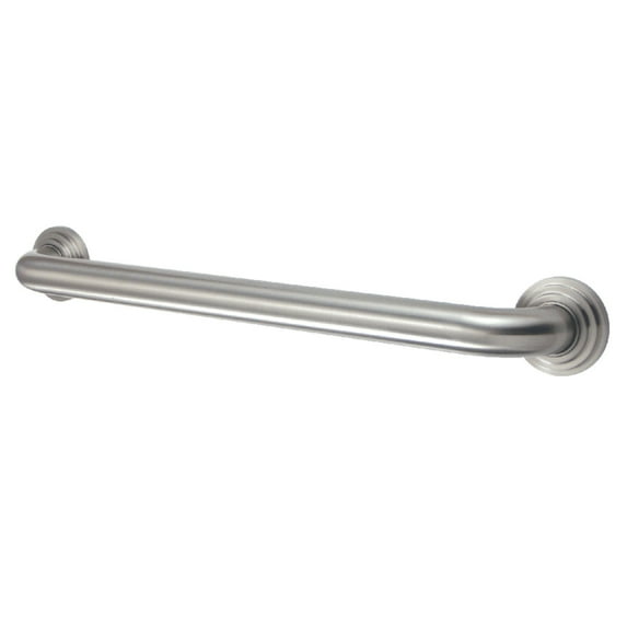 Kingston Brass DR214168 Milano 16" x 1-1/4" O.D Grab Bar, Brushed Nickel