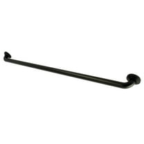 Kingston Brass DR214420 Milano 42-Inch X 1-1/4-Inch OD ADA Grab Bar, Matte Black
