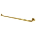 thumbnail image 1 of Kingston Brass DR214487 Milano 48-Inch X 1-1/4-Inch OD ADA Grab Bar, Brushed Brass, 1 of 2
