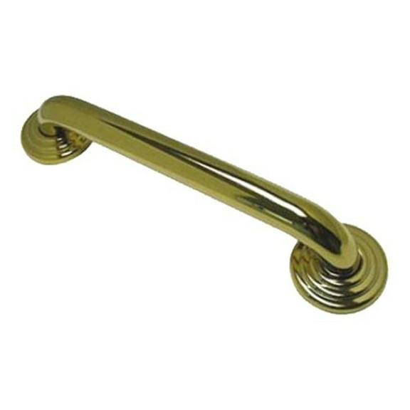 Kingston Brass DR314182 Restoration 18-Inch X 1-1/4-Inch OD Decorative Grab Bar, Polished Brass