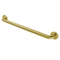 thumbnail image 1 of Kingston Brass DR414247 Manhattan 24" x 1-1/4" O.D. Brass Decorative Grab Bar, Brushed Brass, 1 of 4
