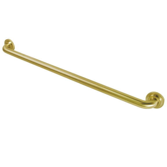 Kingston Brass DR414327 Manhattan 32-Inch X 1-1/4-Inch OD Grab Bar, Brushed Brass