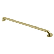Kingston Brass DR514427 Meridian 42" Grab Bar, 1-1/4" Diameter, Brushed Brass