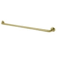 thumbnail image 1 of Kingston Brass DR714367 Metropolitan 36" Grab Bar, 1-1/4" Diameter, Brushed Brass, 1 of 2