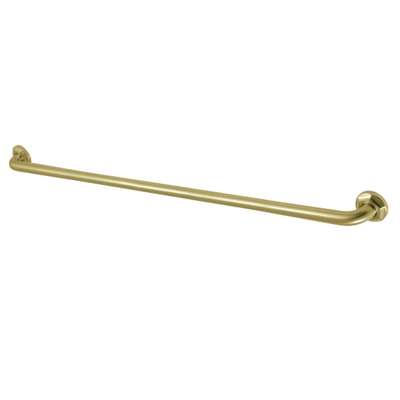 Kingston Brass DR714367 Metropolitan 36" Grab Bar, 1-1/4" Diameter, Brushed Brass