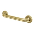 thumbnail image 1 of Kingston Brass DR814127 Laurel 12" Grab Bar, 1-1/4" Diameter, Brushed Brass, 1 of 2