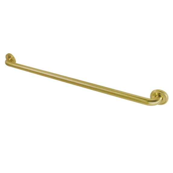 Kingston Brass DR814367 Laurel 36-Inch X 1-1/4-Inch OD Grab Bar, Brushed Brass