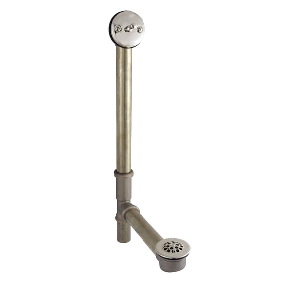 Kingston Brass DTL1166 16" Standard Mount Trip Lever WasteOverflow DTL1166