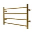 thumbnail image 1 of Kingston Brass DTM24164BB Gallant 24" x 16" Stainless Steel Wall Mount 4-Tier Towel Rack, Brushed Brass, 1 of 4
