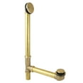 thumbnail image 1 of Kingston Brass DTT2207 25-Inch Tip-Toe Tub Waste and Overflow, 20 Gauge, Brushed Brass, 1 of 2