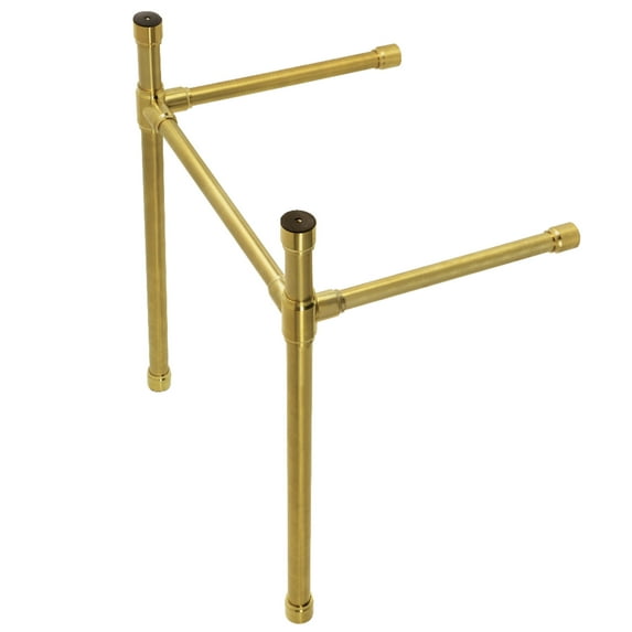 Kingston Brass VPB2218337 Stainless Steel Console Sink Legs in Brushed Brass