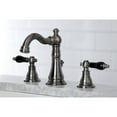 thumbnail image 1 of Kingston Brass Duchess 8 in. Widespread Bathroom Faucet Black Stainless Stainless Steel Finish, 1 of 5