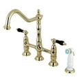 thumbnail image 1 of Kingston Brass Duchess Bridge Faucet with Side Sprayer, 1 of 2