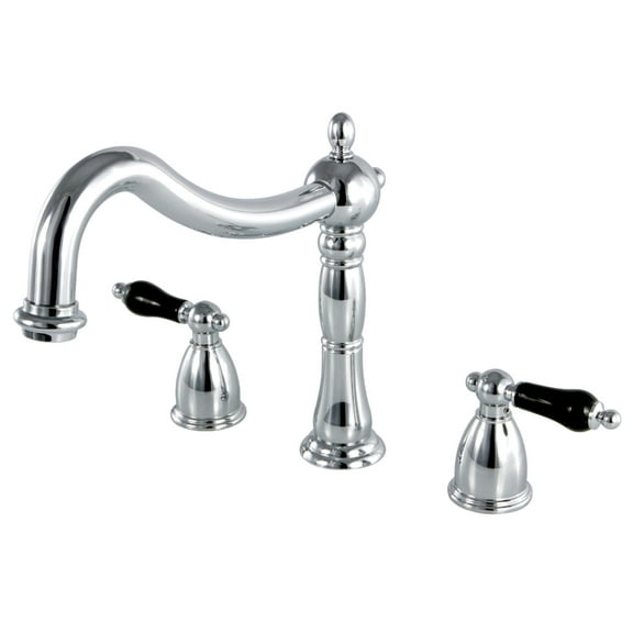 Kingston Brass KS1341PKL Duchess Two-Handle Deck Mount Roman Tub Faucet, Polished Chrome