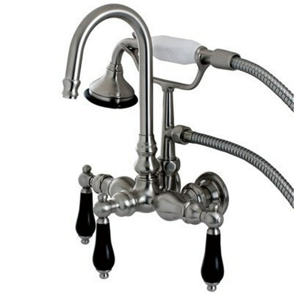 Kingston Brass AE7T8PKL Wall Mount Clawfoot Tub Faucet AE7T8PKL