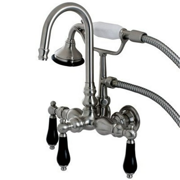 Kingston Brass AE7T8PKL Wall Mount Clawfoot Tub Faucet AE7T8PKL