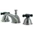 thumbnail image 1 of Kingston Brass KS3968PKX Restoration Widespread Lavatory Faucet with Pop-Up D..., 1 of 7