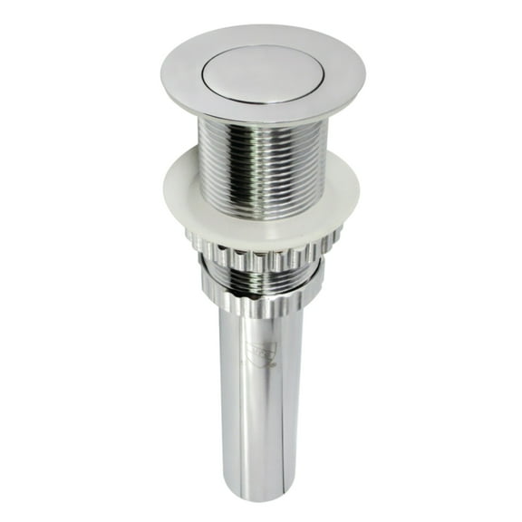Kingston Brass EV8411 Coronet Brass Push Pop-Up Bathroom Sink Drain in Polished Chrome