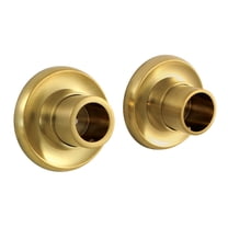 Kingston SRP317 Edenscape Brass Shower Rod Base (1 Pair) in Brushed Brass