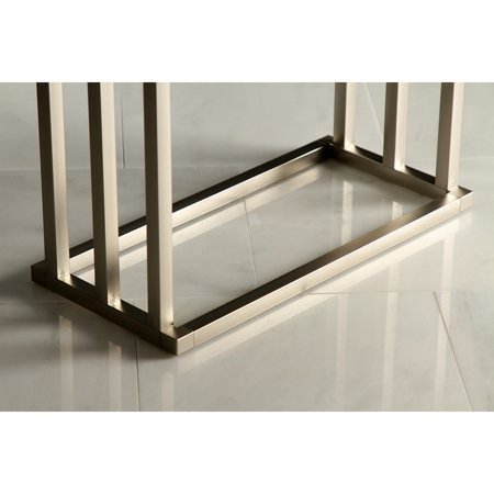 Kingston Brass Edenscape Freestanding 3-Tier Towel Rack Brushed Nickel Brushed