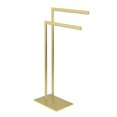 thumbnail image 1 of Kingston Brass  Edenscape Freestanding Dual Towel Rack Brushed Brass Brushed, 1 of 5