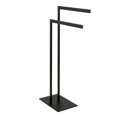 thumbnail image 1 of Kingston Brass  Edenscape Freestanding Dual Towel Rack Matte Black Matte, 1 of 5
