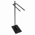 thumbnail image 1 of Kingston Brass SCC8600 Edenscape Freestanding Dual Towel Rack, Matte Black, 1 of 3