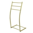 thumbnail image 1 of Kingston Brass SCC8257 Edenscape Freestanding Steel Towel Rack, Brushed Brass, 1 of 4