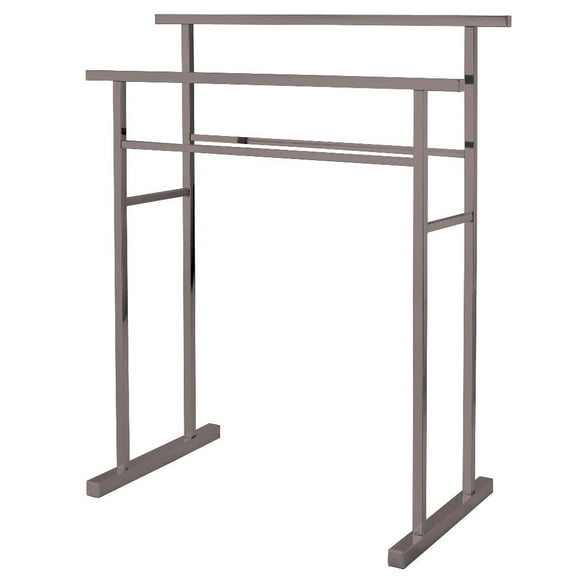 Kingston Brass Edenscape SCC8248 Pedestal Steel Construction Towel Rack, Brushed Nickel
