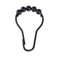 thumbnail image 1 of Kingston Brass SRCR120 Edenscape Roller Ball Shower Curtain Rings, Matte Black - Pack of 12 - 6 x 6 x 6 in., 1 of 2