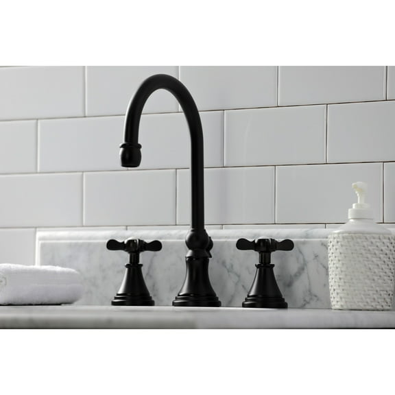 Kingston Brass  Essex 8 in. Widespread Bathroom Faucet Matte Black Matte