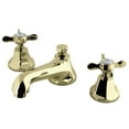 thumbnail image 1 of Kingston Brass Widespread Bathroom Faucets In Polished Brass Finish KS4462BEX, 1 of 4