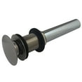 thumbnail image 1 of Brass, Bathroom Sink Drain, Push Pop-Up Drain without Overflow, 1 of 9