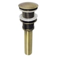 thumbnail image 1 of Kingston Brass EV8313 Coronet Brass Push Pop-Up Bathroom Sink Drain in Antique Brass, 1 of 4