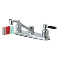 thumbnail image 1 of Kingston FB111DKL Kaiser Two-Handle 2-Hole 8" Centerset Kitchen Faucet in Polished Chrome, 1 of 5